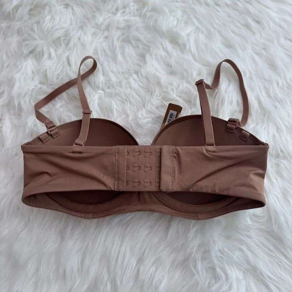 Skims Ultimate Push Up Strapless Bra Sienna Size 32D - Picture 5 of 8
